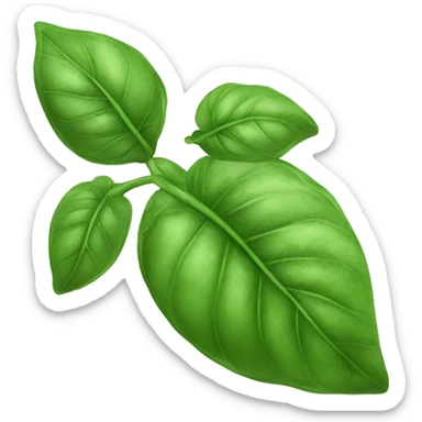 basil leaves sticker