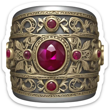 medieval ring sticker