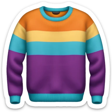 sweater emoji text sticker