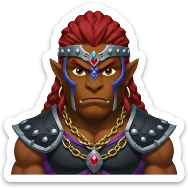 Ganondorf from ocarina of time sticker