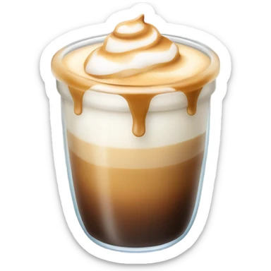 Iced latte sticker