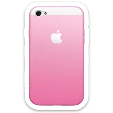 Pink iphone 16 sticker