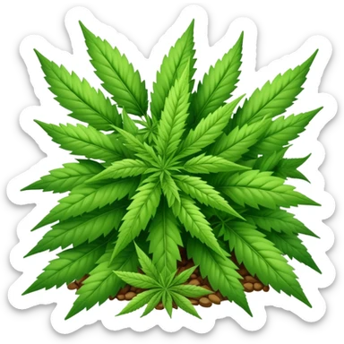 The devils lettuce  sticker