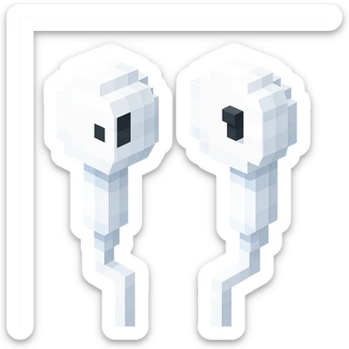 white EarPods headphones with a matte finish sticker