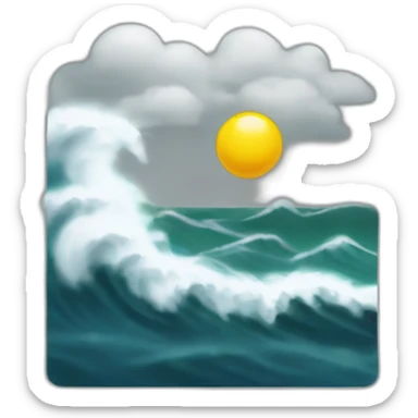 No.8 typhoon signal sticker