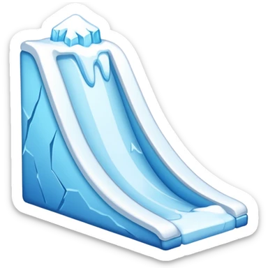 snow slope kicker sticker