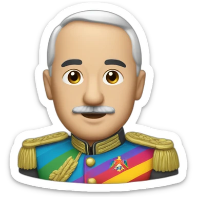 Francisco franco lgtbi sticker