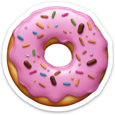 Donut sticker