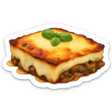 Moussaka sticker