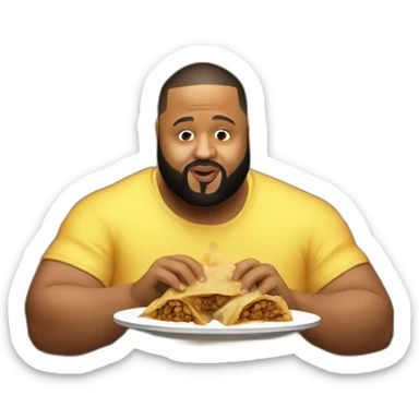 dj khaled eating baklava sticker