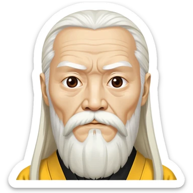 pai mei kill bill beard sticker