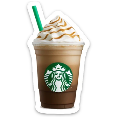 Starbucks frappucino sticker