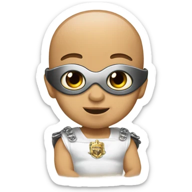 a baby between dom toretto and shakespeare sticker