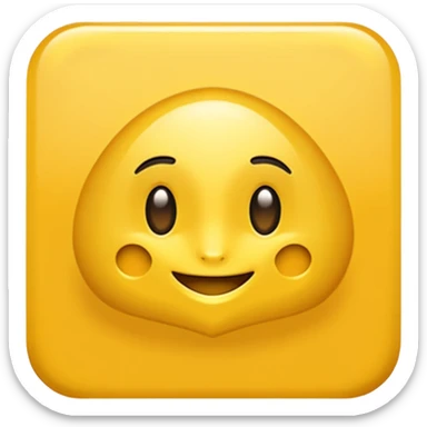 Maracujá estilizado, amarelo vibrante sticker