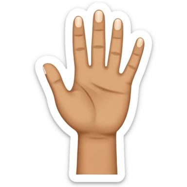 🫶🏾, i want this emoji with a white hand sticker