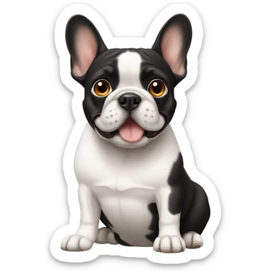 Two Frenchies sticker