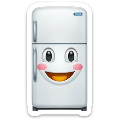 funny fridge emoji sticker