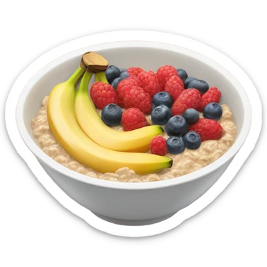 Oat bowl sticker