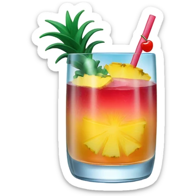 Rum runner drink  sticker