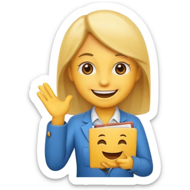 Job application emoji sticker