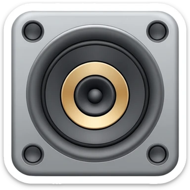 mac os icon speaker volume bar sticker