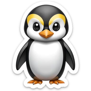 Penguin Wolverine sticker