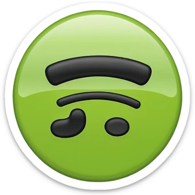 Spotify logo I want emoji  sticker