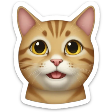 Boykisser cat sticker