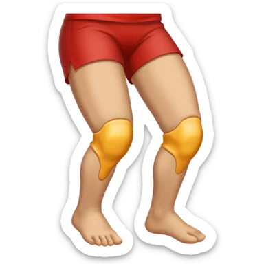 Knee pain ( Just Knee) sticker