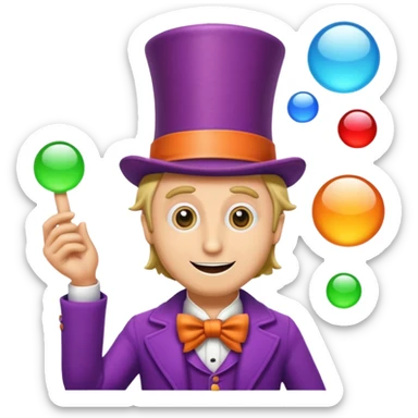 Wonka factory sticker