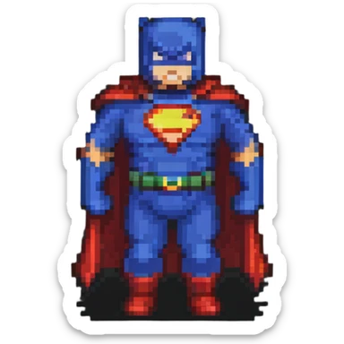 superhero sticker