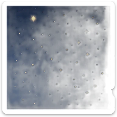 starlit sky sticker