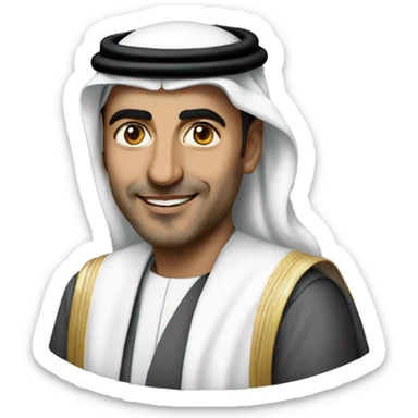 photorealistic Faisal Al Saud sticker