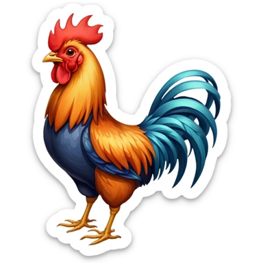 Cock sticker