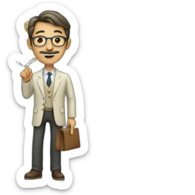 teacher history who smokes sticker