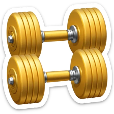 Dumbbell small sticker