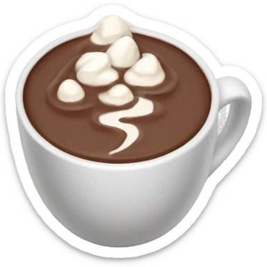 hot chocolate  sticker
