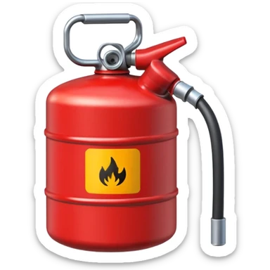 petrol canister sticker