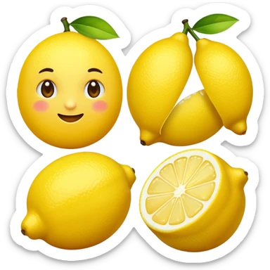 Lemon sticker
