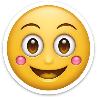 Emoji guiñando un ojo feliz sticker