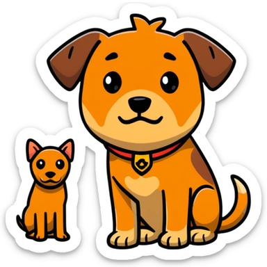 Ein verwundeter hund nicht verletz er soll verwirt gucken sond verwundertert eben und ja der hund soll baun sein sticker