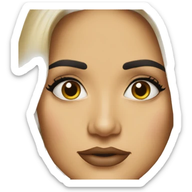 salma hayek face sticker