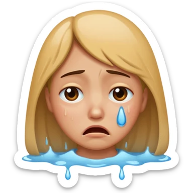 crying sticker