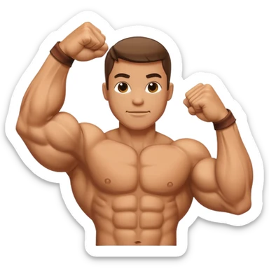 Muscle Flex sticker