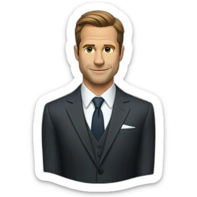 Harvey specter from suits sticker