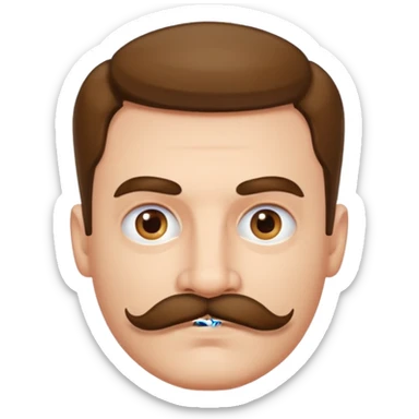 stefan cel mare with mustache sticker