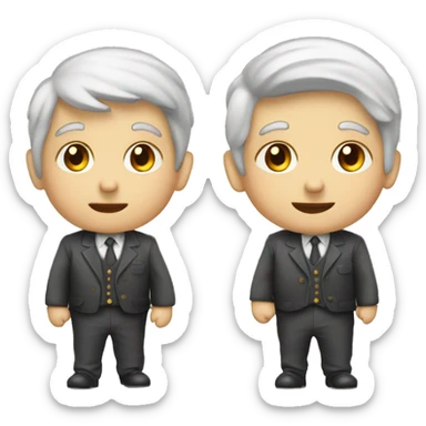 Voltigieren zwei Kinder sticker