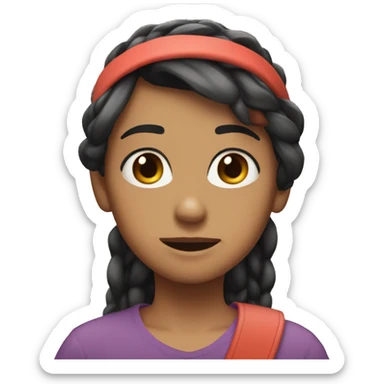 Like this emoji but only with the tira / headband sticker