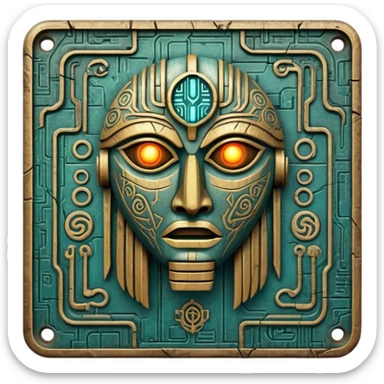 anunnaki ancient computer board sticker