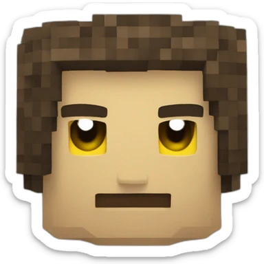 Logo minecraft sticker